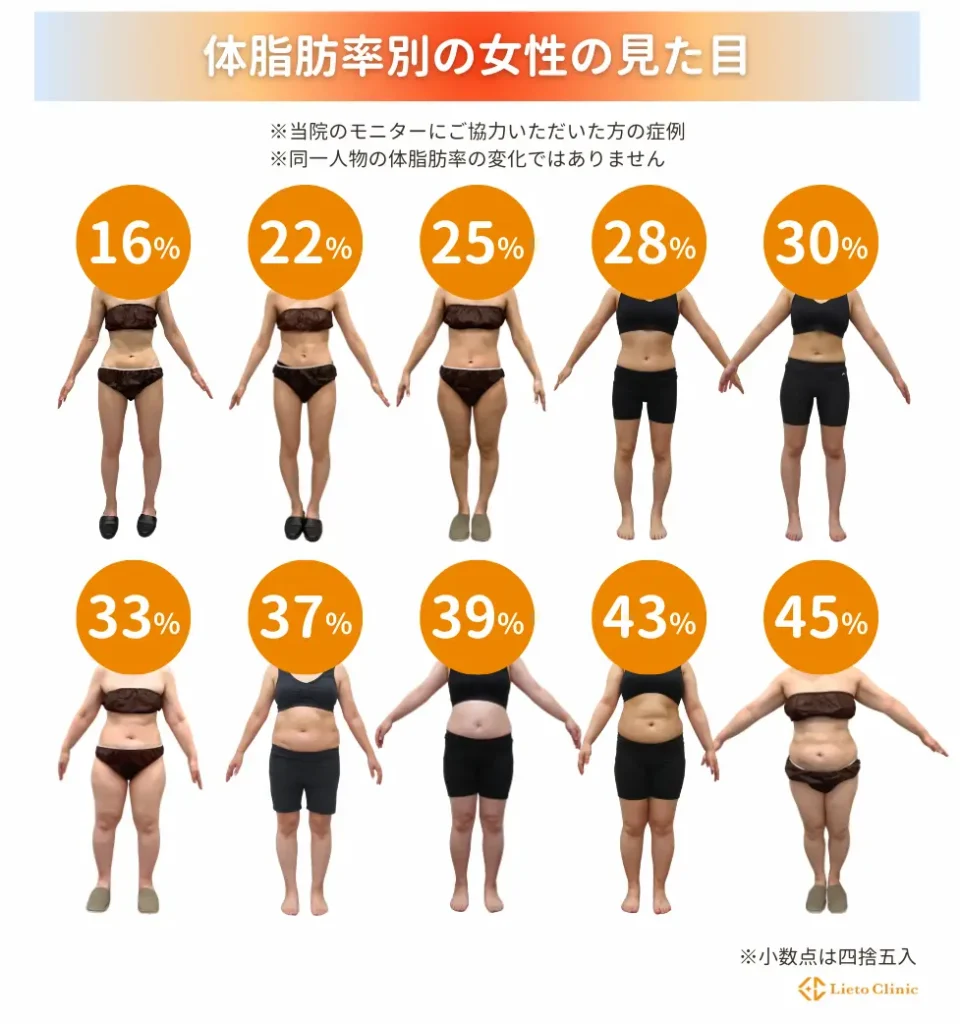 女性の体脂肪率は何％が理想か？見た目年齢を劇的に変える黄金比率