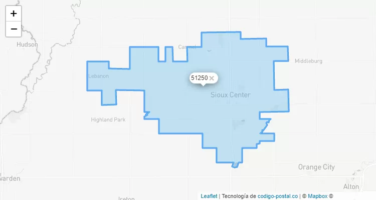 Zip Code Sioux Center