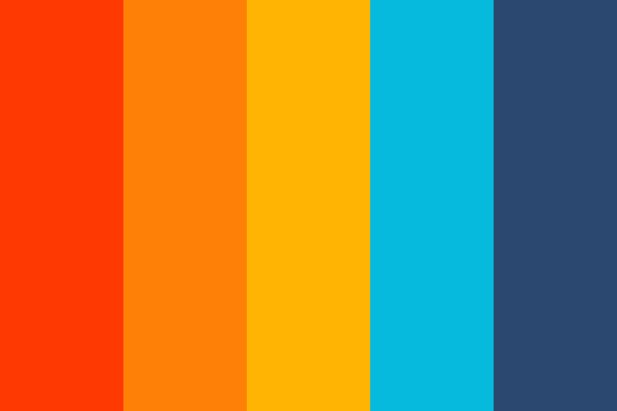 Orange Complementary Color Palette