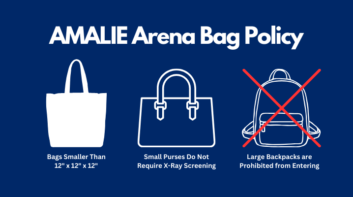 Amalie Arena No Bag Policy
