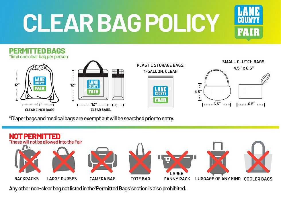 Utah State Fair Bag Policy