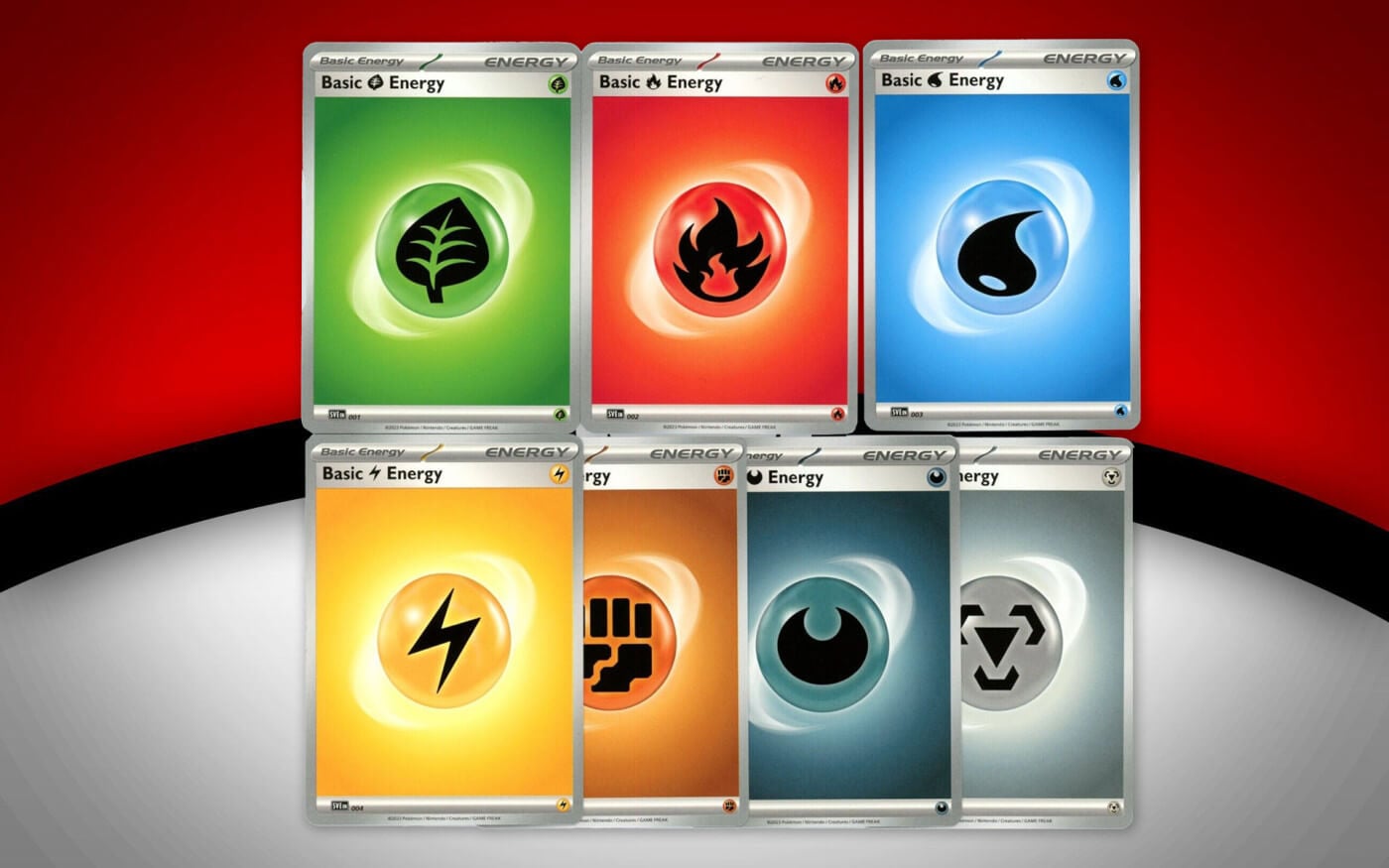 Pokemon Trading Card Game Energy Types