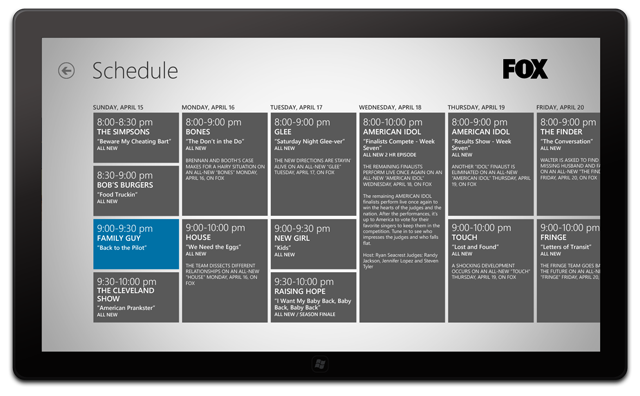 Fox Tv Listings for Today