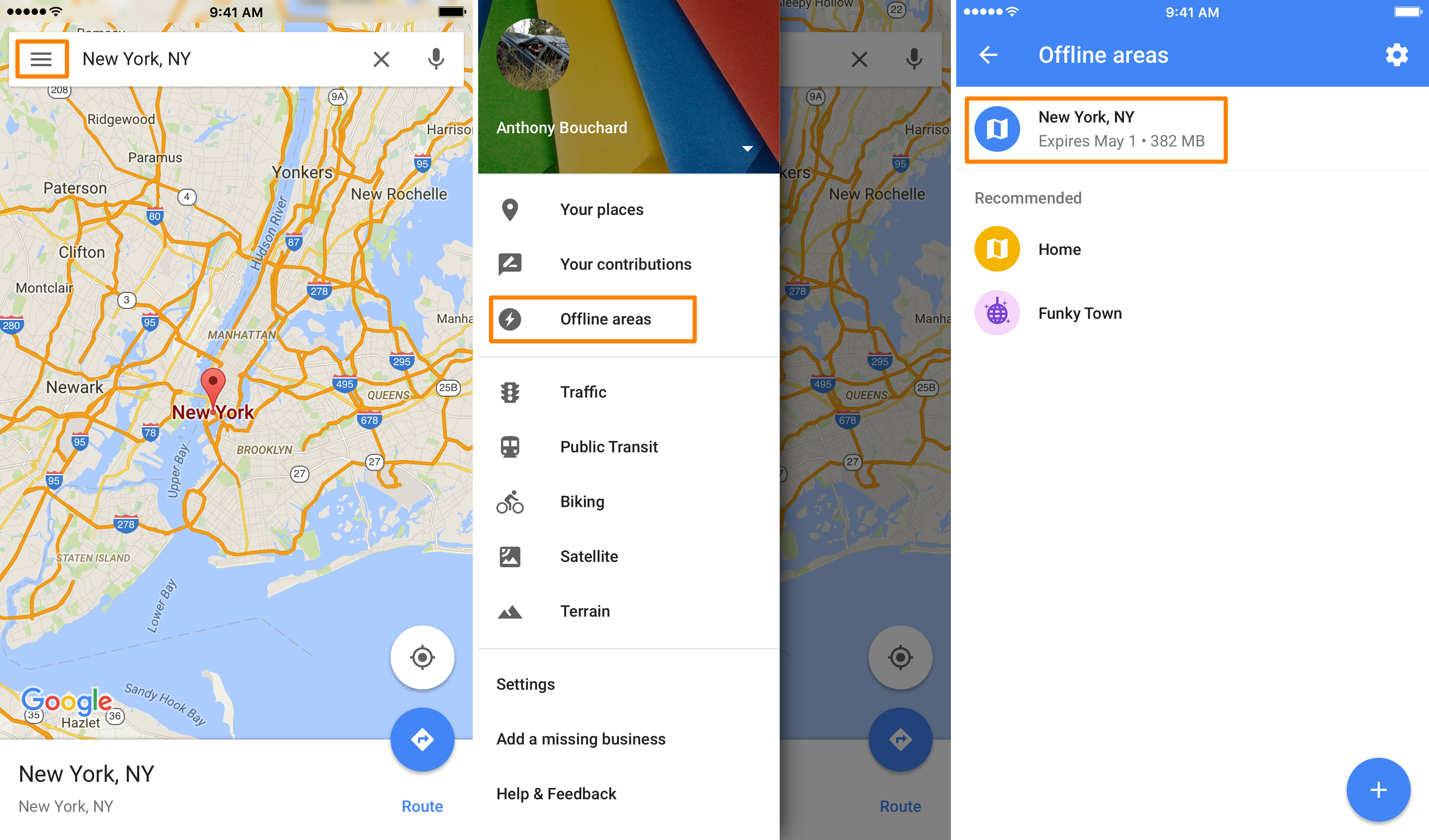 Download Maps in Google Maps Android