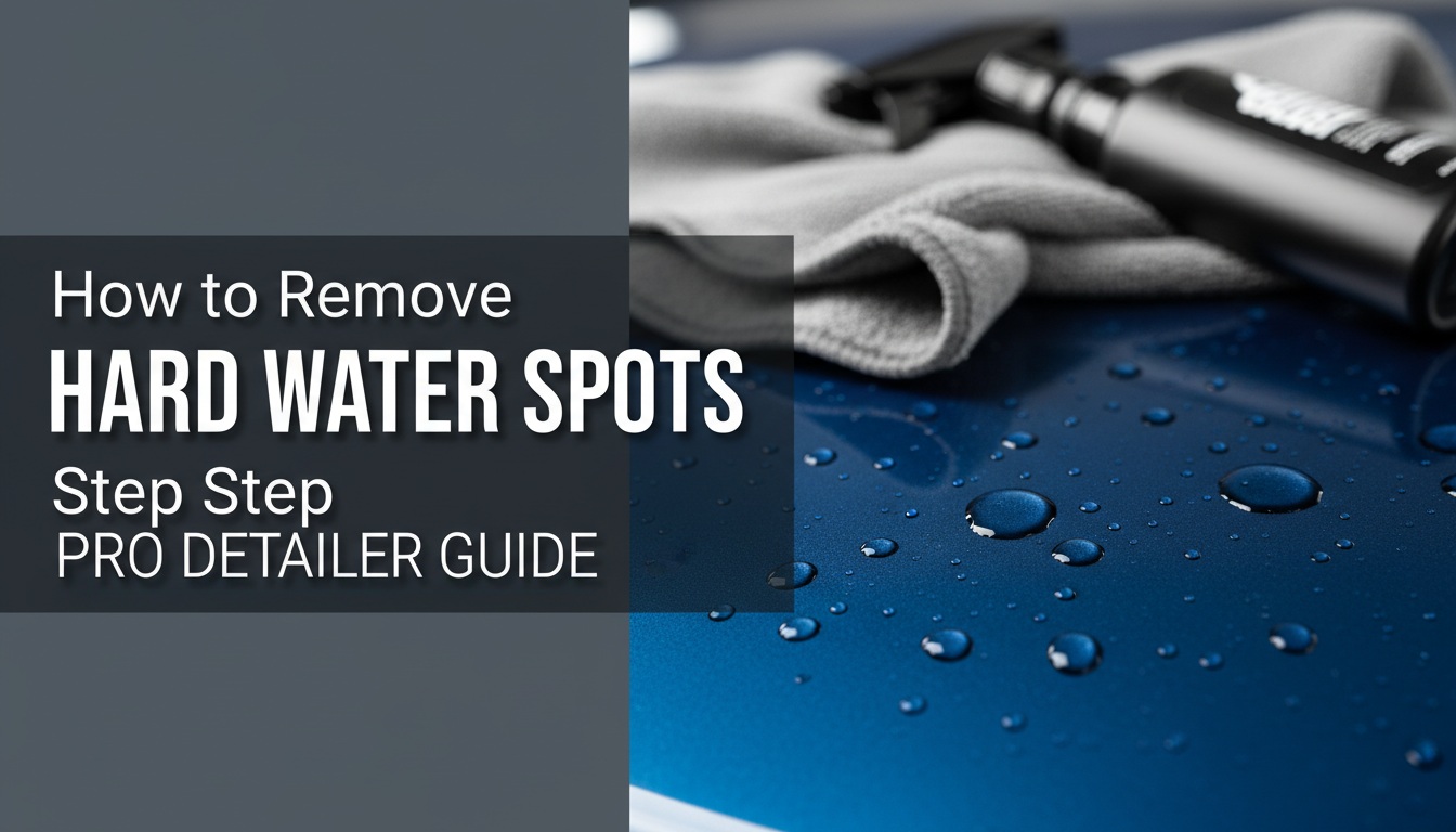 How to Clean Hard Water Spots