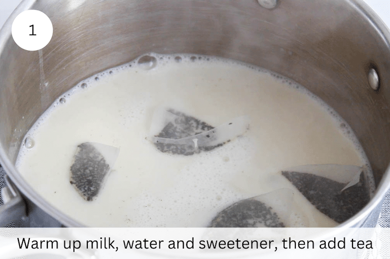 How to Steep Tea in Milk