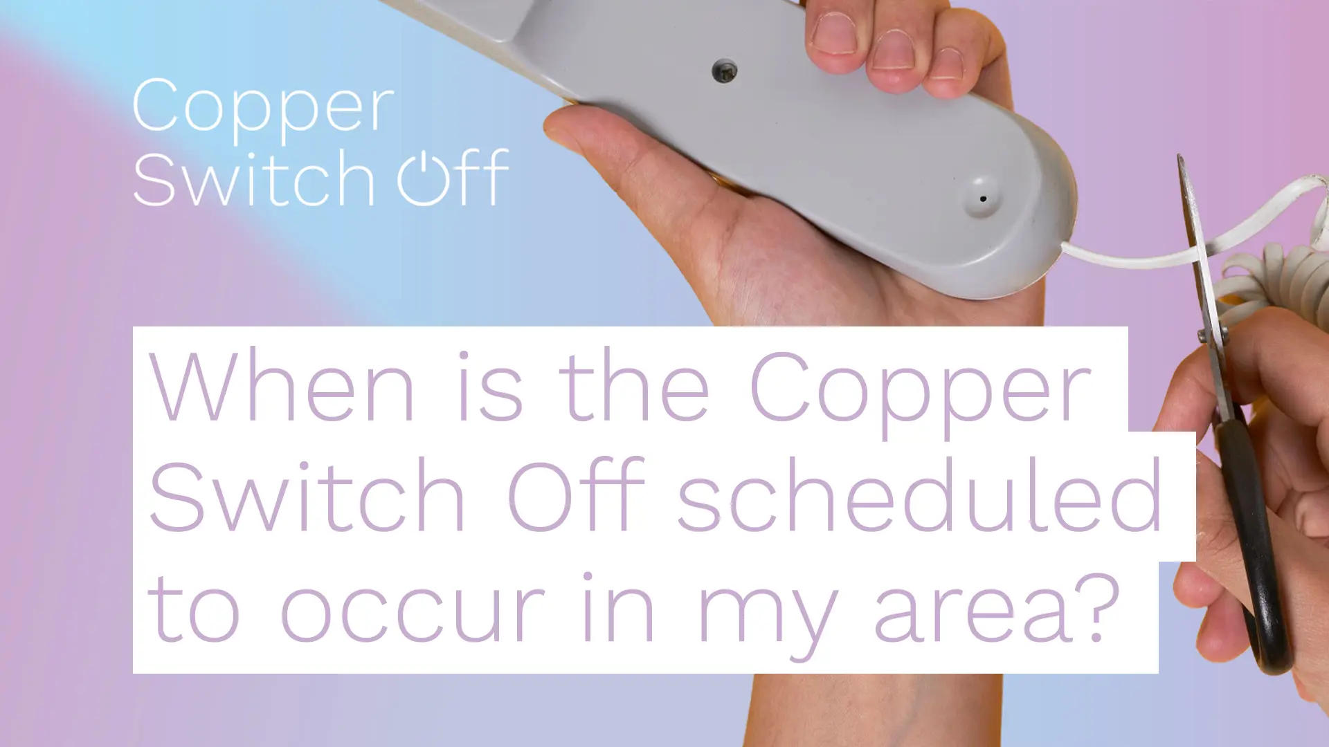 Copper Switch off in My Area