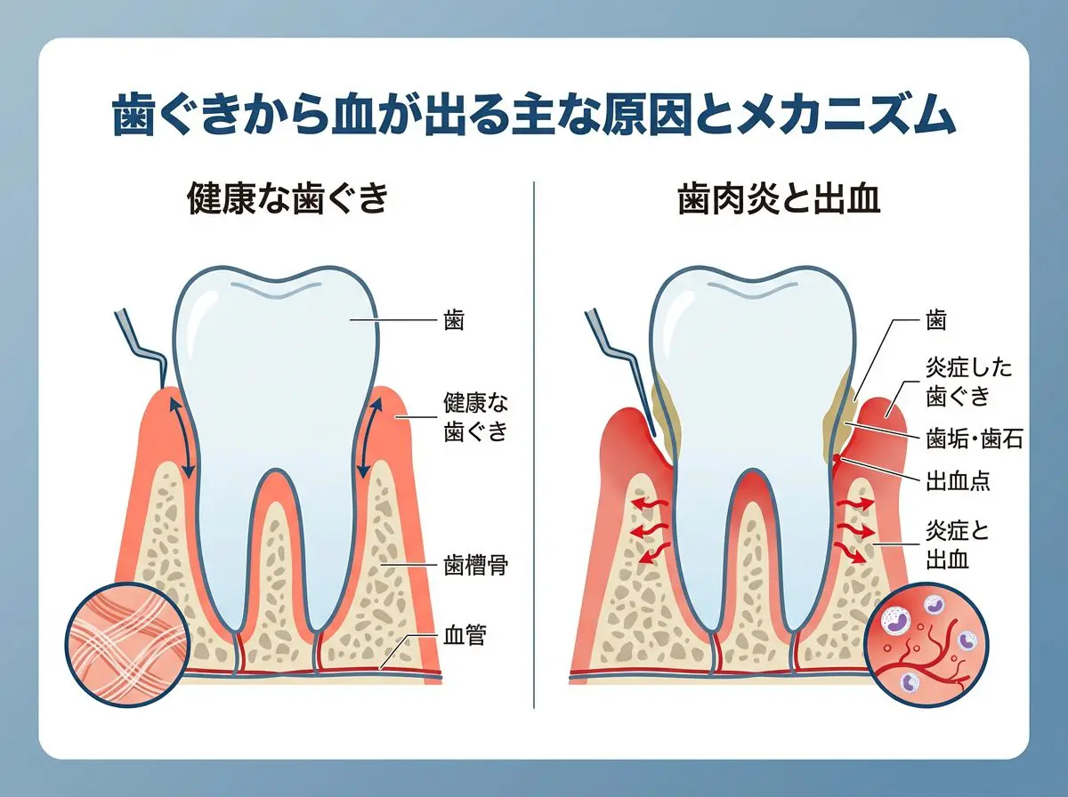 歯磨きで血が出る原因と真相｜放置の危険性と2026年最新の治し方
