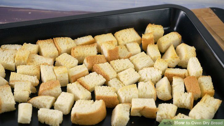 How to Dry out Bread for Stuffing in Oven