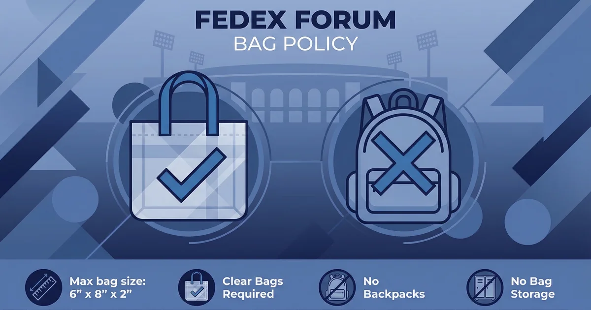 Clear Bag Policy Fedex Forum