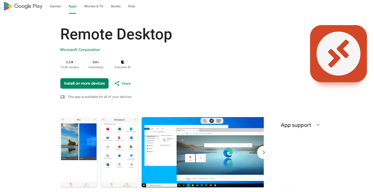 Microsoft Remote Desktop App for Chromebook