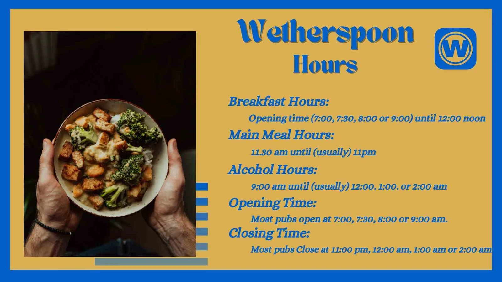 What Time Do Wetherspoons Serve Breakfast Until