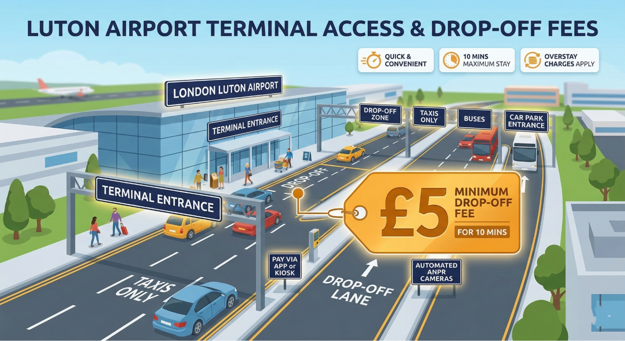 Luton Airport Pickup and Drop off Payment