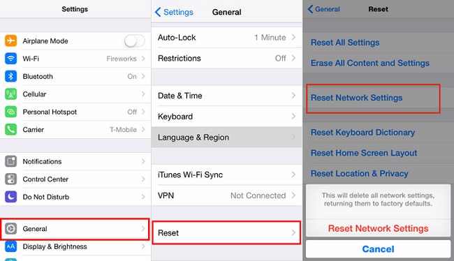 What Does Reset Network Settings on Iphone Do