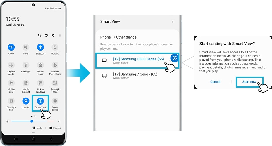 How to Use Smart View on Samsung