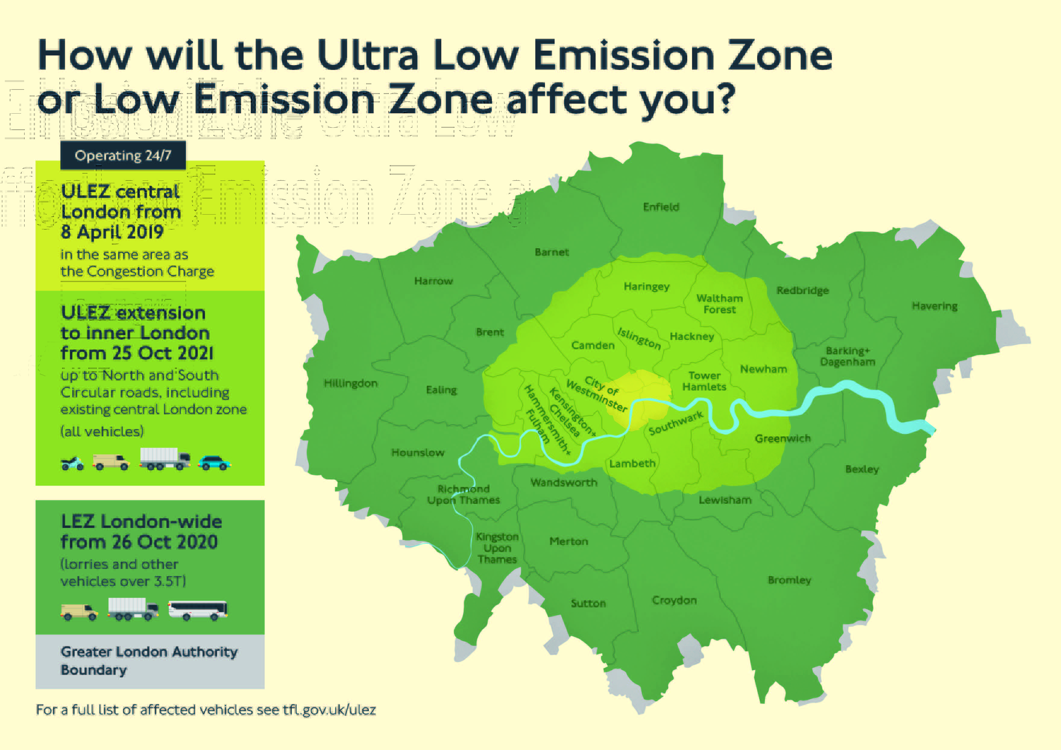 Pay London Ultra Low Emission Zone