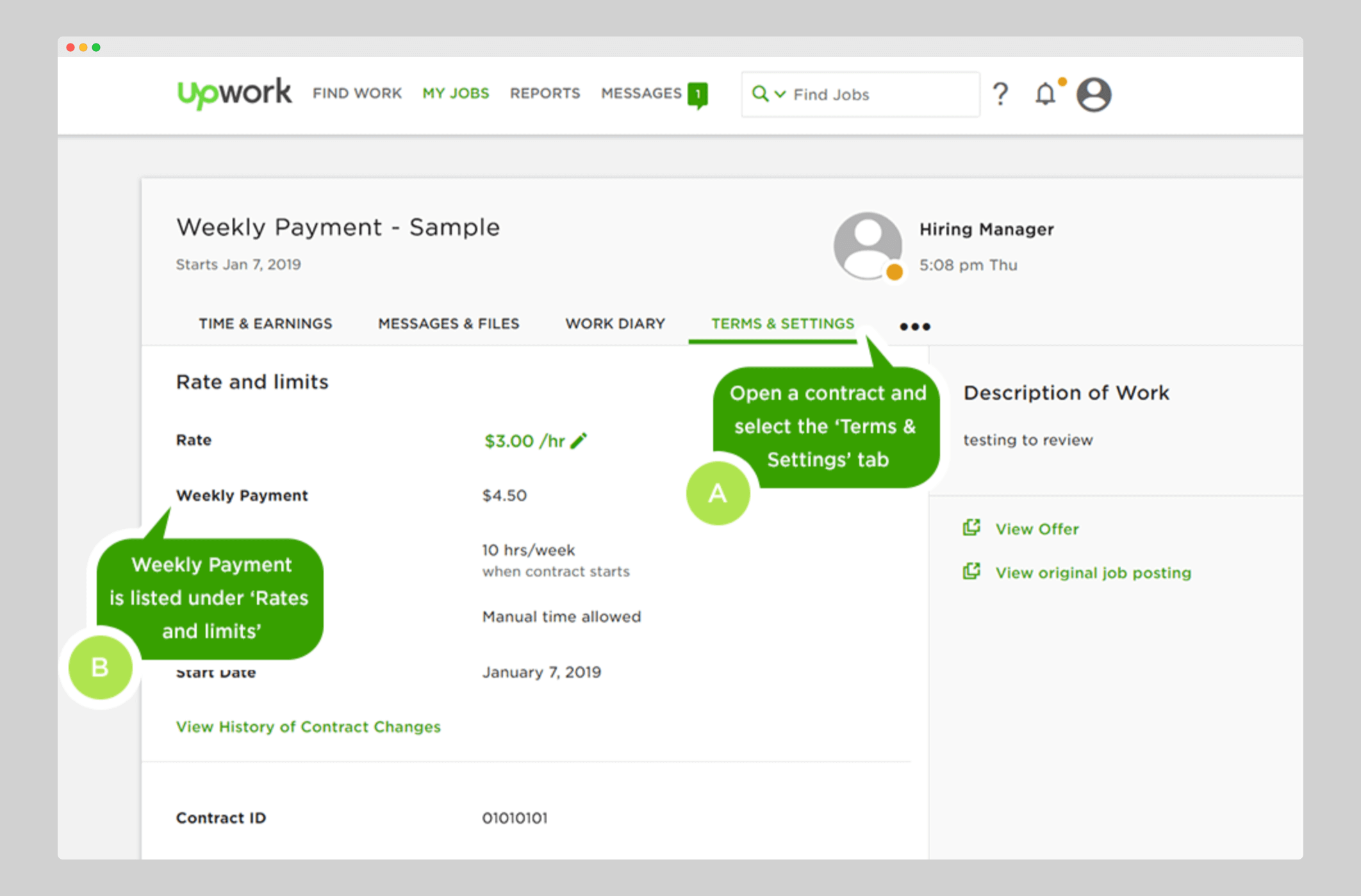 Payment on Upwork