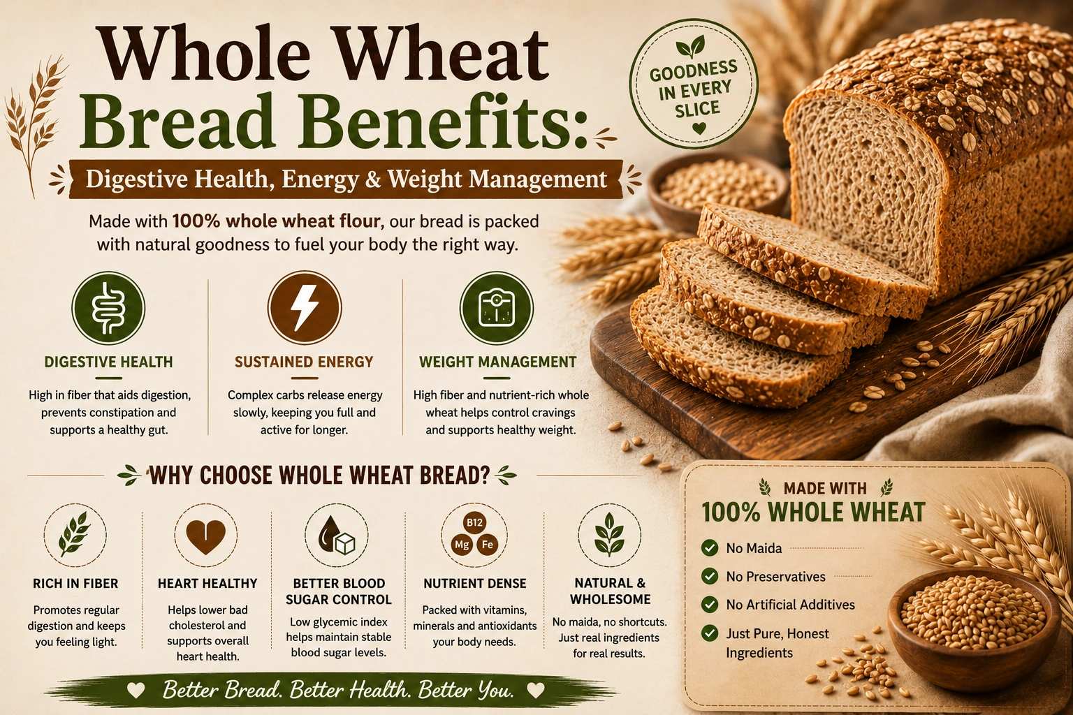 Is Whole Wheat Bread Good for You