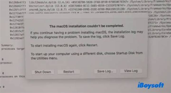 MacOS Installation Couldn’t Be Completed: How to Fix the Error Fast