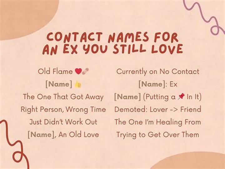 What to Save Your Ex as in Your Phone: a Practical Guide